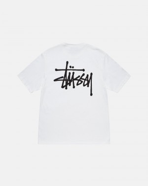 Stussy Basic T-shirts Wit | 72460-RBIQ