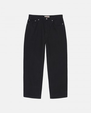 Stussy Big Ol' Overdyed Jeans Zwart | 53817-XAUZ