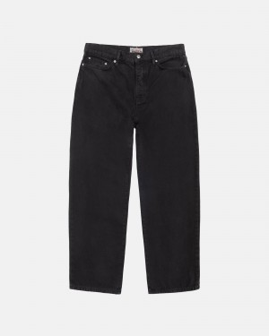 Stussy Big Ol' Washed Canvas Jeans Zwart | 04193-EAVN