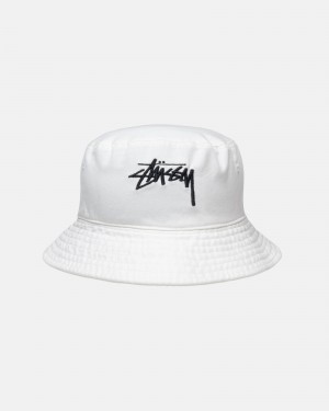 Stussy Bucket Big Stock Hoeden Beige | 85091-BEFD