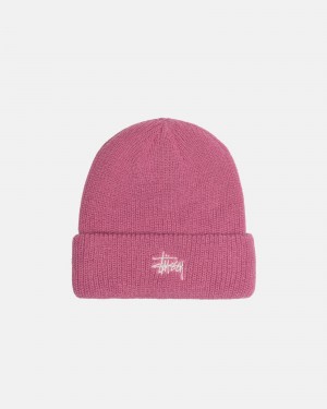 Stussy Cuff Beanie Basic Hoeden Roze | 96847-VKFX