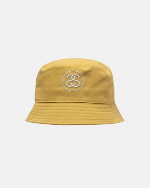 Stussy Deep Bucket Ss Link Hoeden Goud | 90743-CNIA