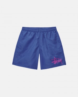 Stussy Mesh Big Basic Korte Broek Koningsblauw | 43712-MYDO