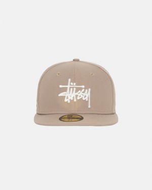 Stussy New Era 59fifty Authentic Hoeden Khaki | 70426-OMKS