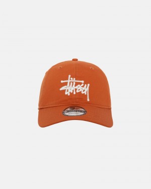 Stussy New Era 9twenty Basic Strapback Hoeden Oranje | 91682-BSDL