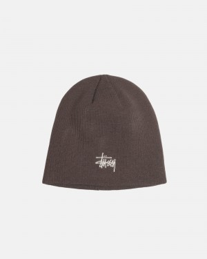 Stussy Skullcap Basic Hoeden Donkergrijs | 86179-UNAK