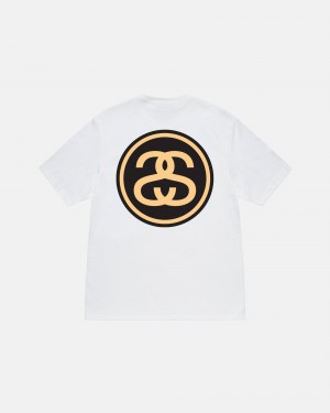 Stussy Ss-Link T-shirts Wit | 87062-TVQO