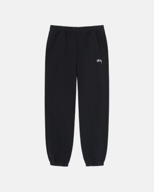 Stussy Stock Logo Joggingbroek Zwart | 41638-XROP