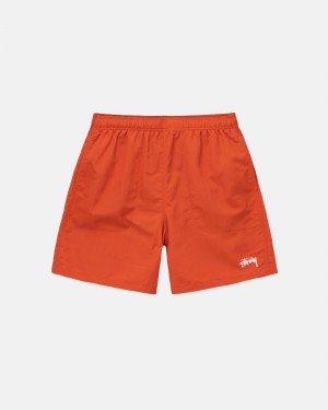 Stussy Water Stock Korte Broek Oranje | 75148-SNPG