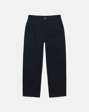 Stussy Workgear Trouser Twill Broek Zwart | 17054-RIQL