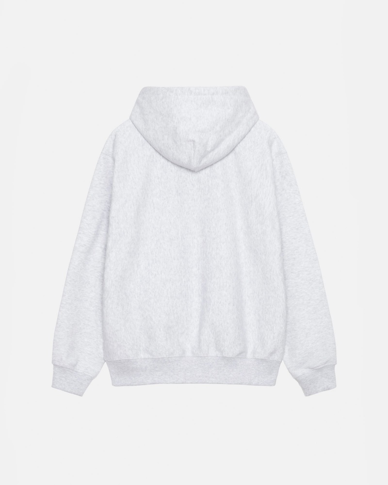 Stussy Basic Applique Hoodie Grijs | 36972-EASJ