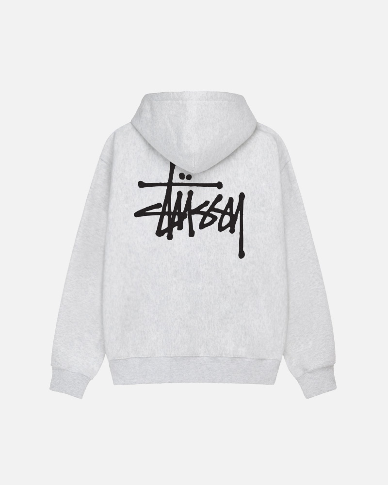 Stussy Basic Hoodie Grijs | 04385-JLHU