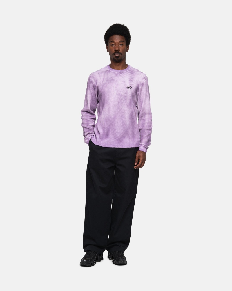 Stussy Basic Stock Ls Thermal Truien Lavendel | 05283-KSOB