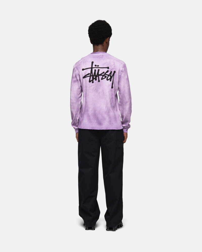 Stussy Basic Stock Ls Thermal Truien Lavendel | 05283-KSOB