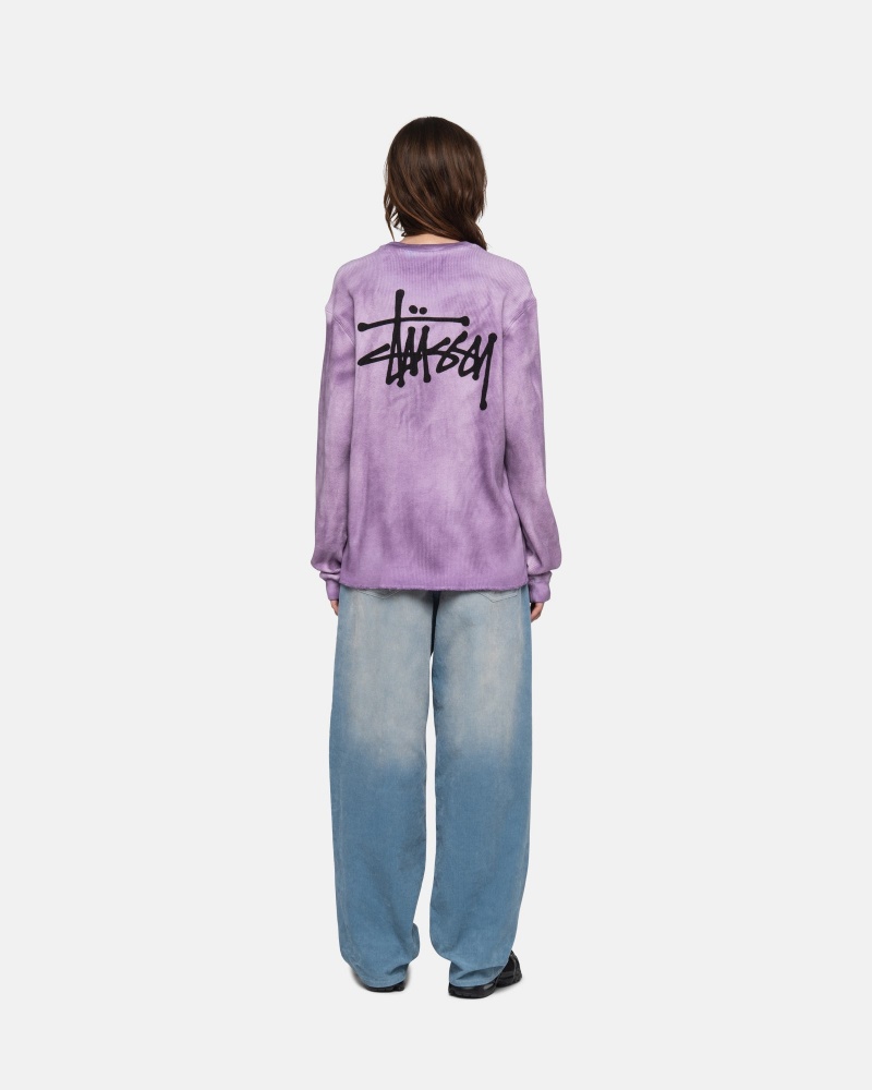 Stussy Basic Stock Ls Thermal Truien Lavendel | 05283-KSOB