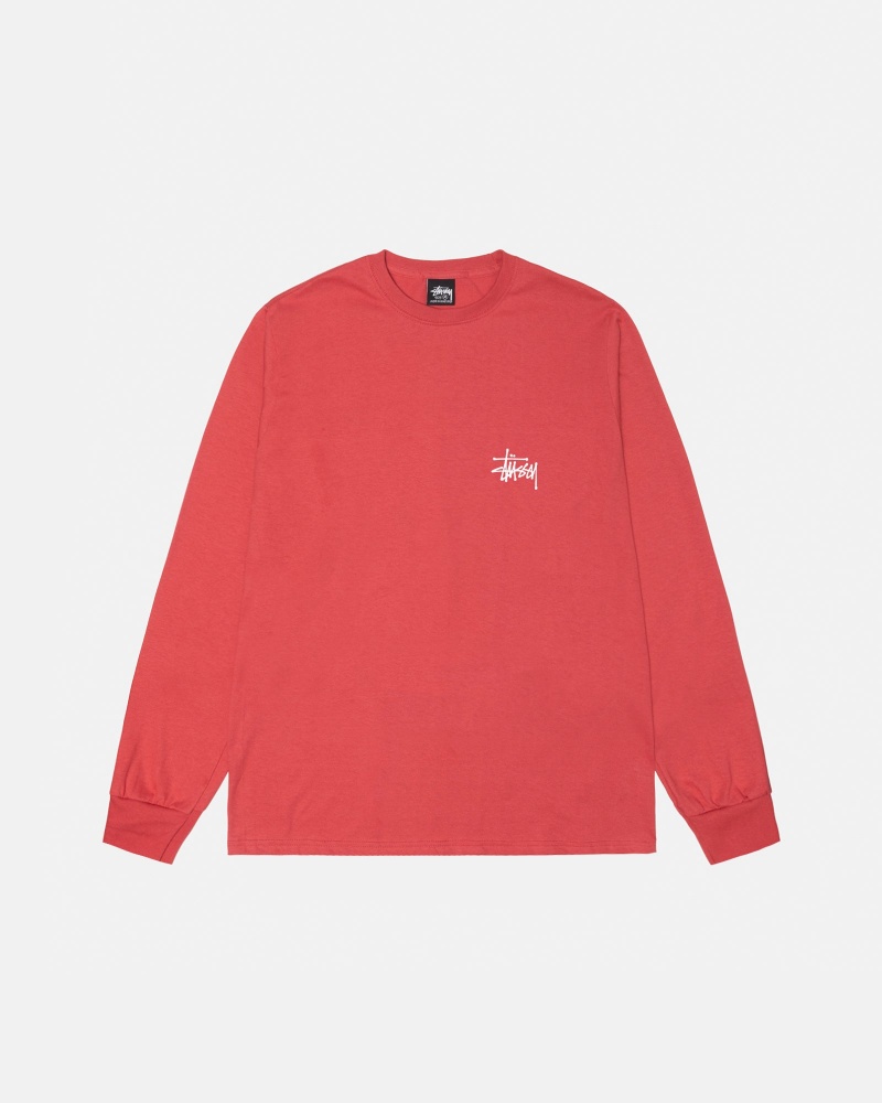 Stussy Basic T-shirts Roze | 09567-MPQZ