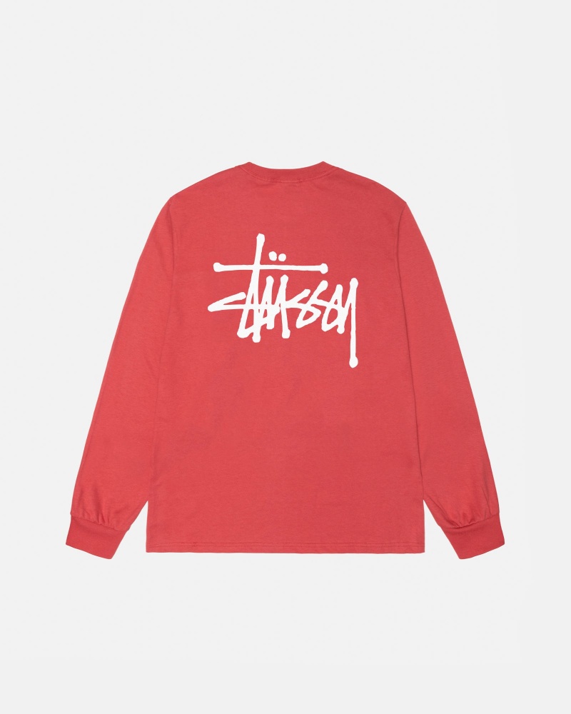 Stussy Basic T-shirts Roze | 09567-MPQZ