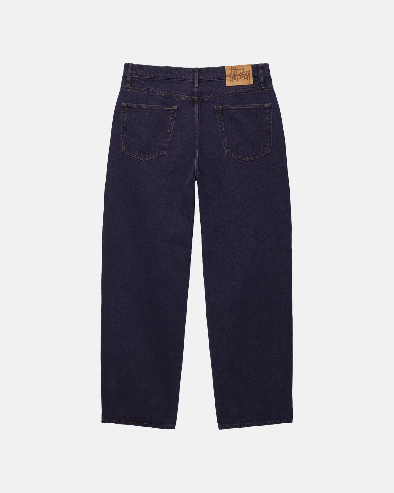 Stussy Big Ol' Denim Jeans Donkerblauw | 08423-DTOH