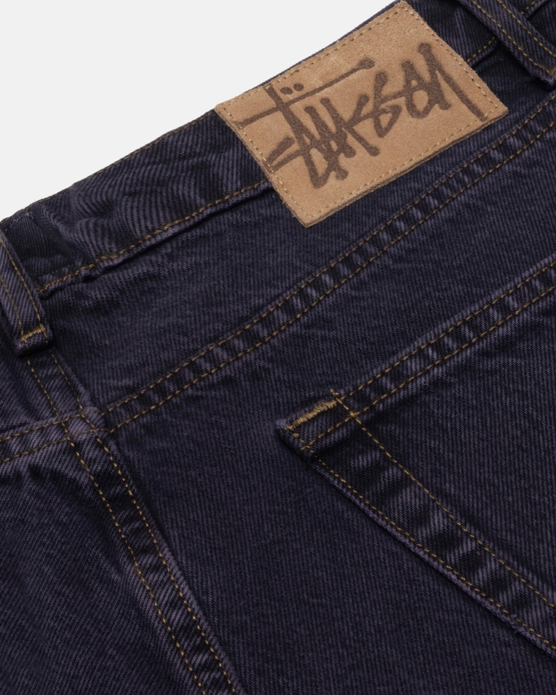 Stussy Big Ol' Denim Jeans Donkerblauw | 48752-ICNQ