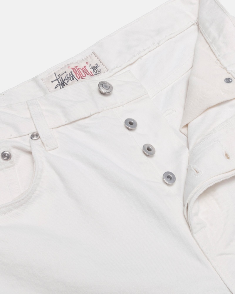 Stussy Big Ol' Overdyed Jeans Beige | 16730-YPSD