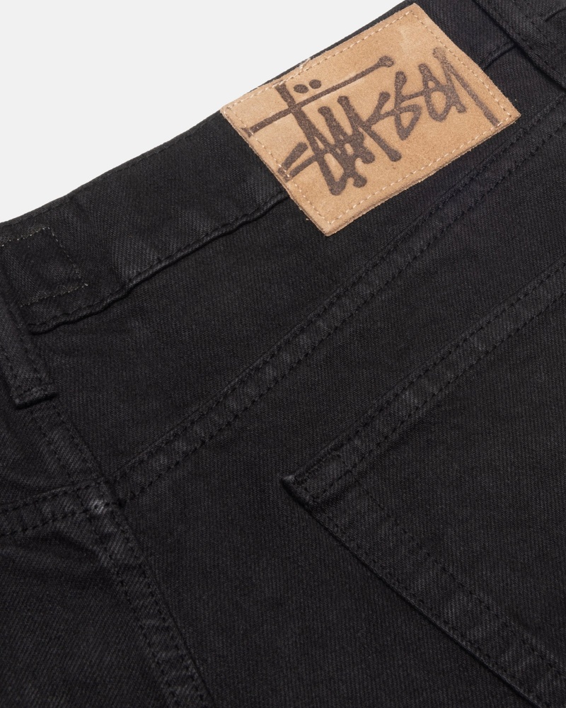 Stussy Big Ol' Overdyed Jeans Zwart | 53817-XAUZ