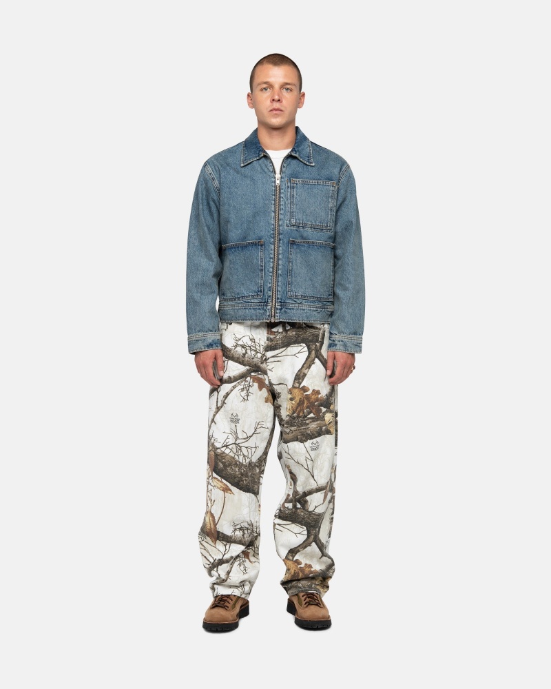 Stussy Big Ol' Realtree Edge Jeans Wit | 29365-OAJQ