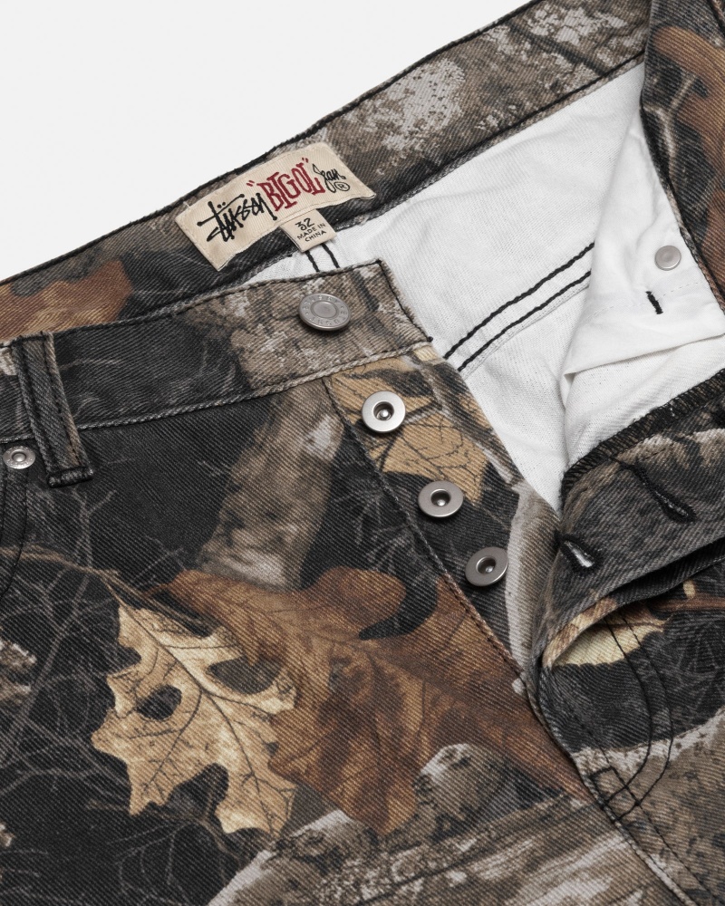 Stussy Big Ol' Realtree Edge Jeans Zwart | 37820-PZYD