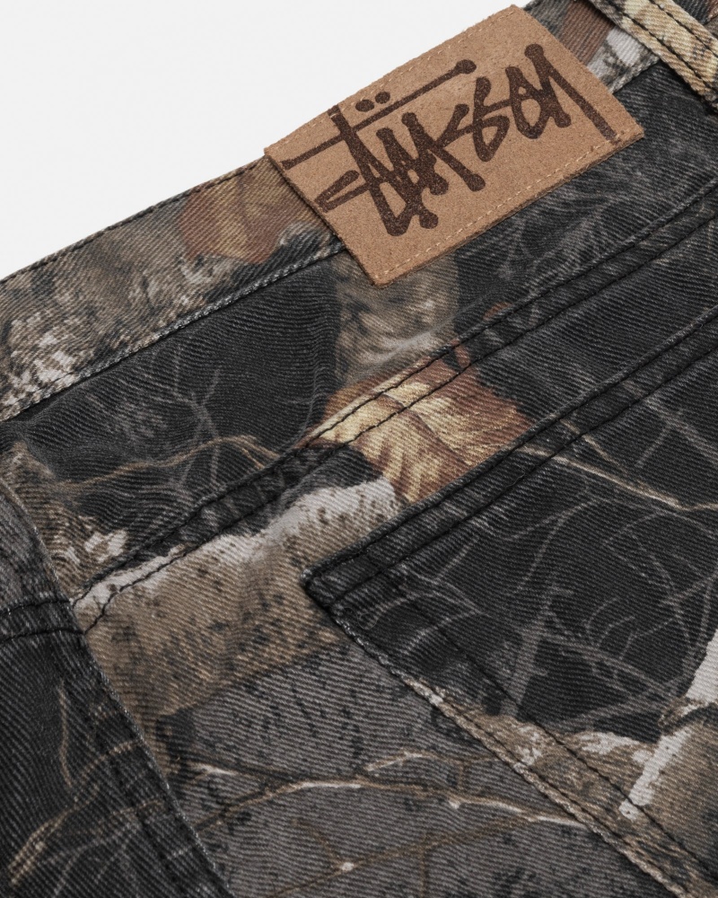 Stussy Big Ol' Realtree Edge Jeans Zwart | 37820-PZYD