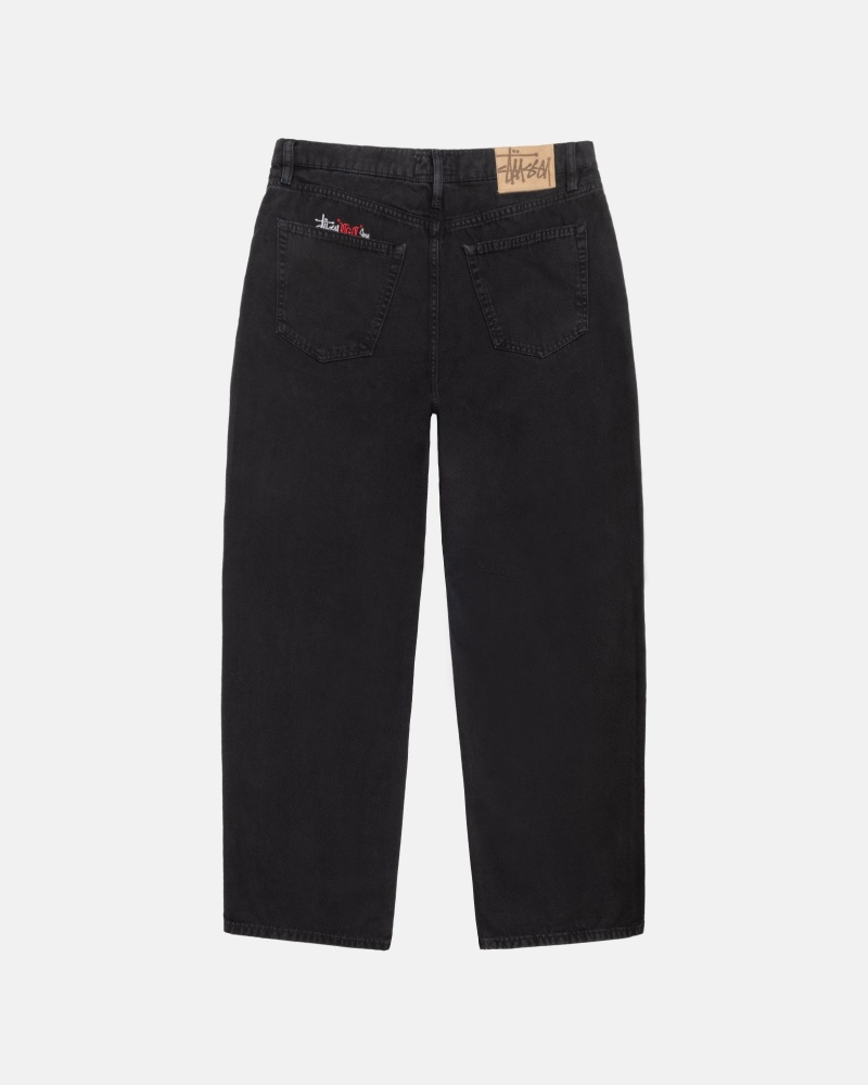 Stussy Big Ol' Washed Canvas Jeans Zwart | 04193-EAVN