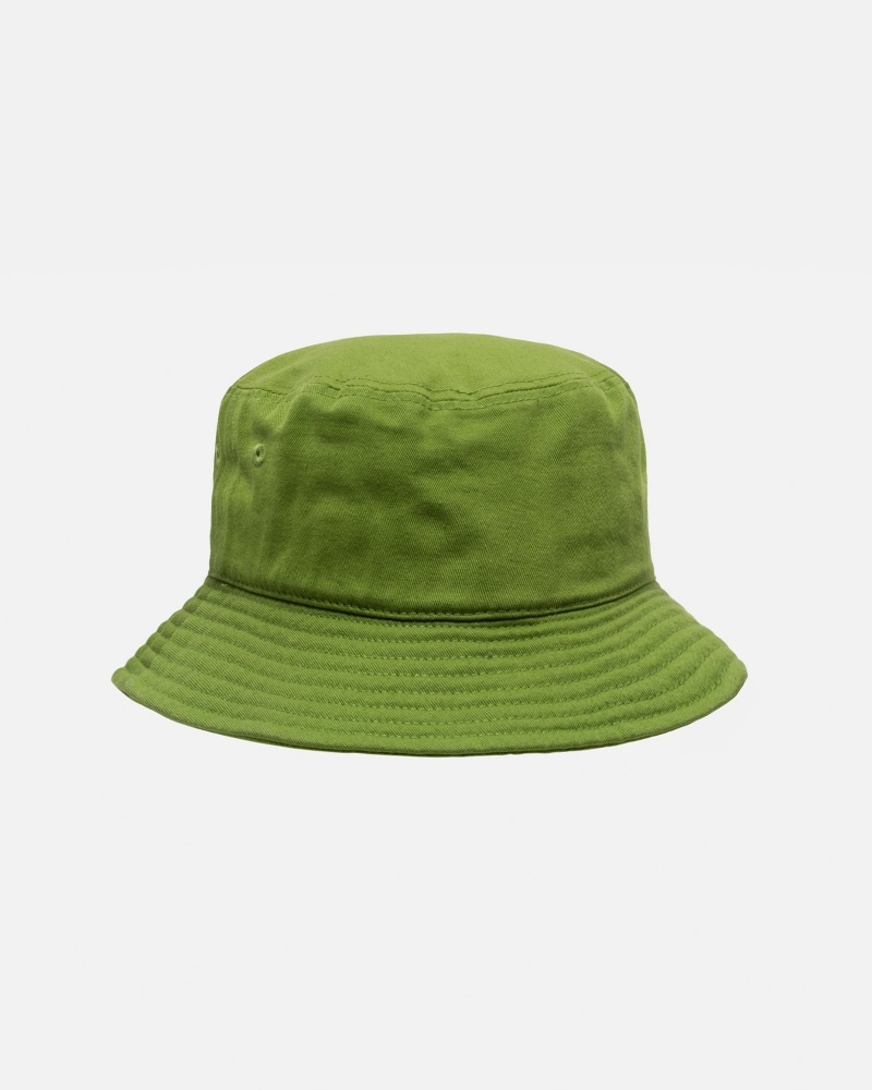 Stussy Bucket Big Stock Hoeden Groen | 23976-SKZH