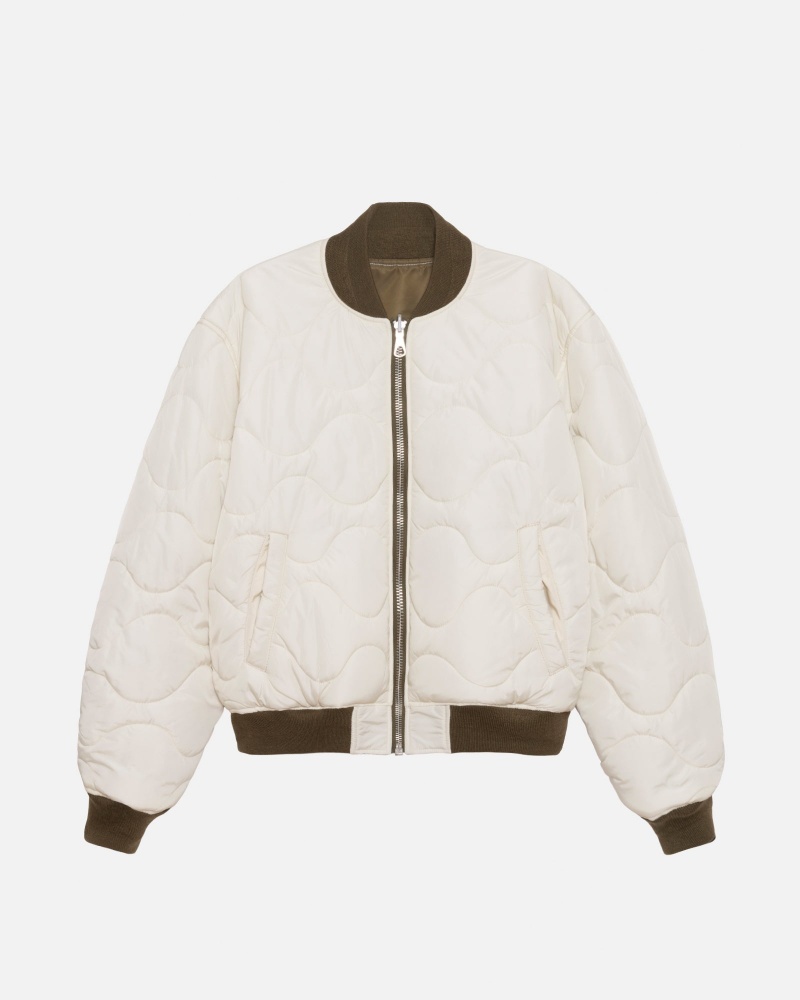 Stussy Built Reversible Bomber Jassen Bruin | 49735-EUNP