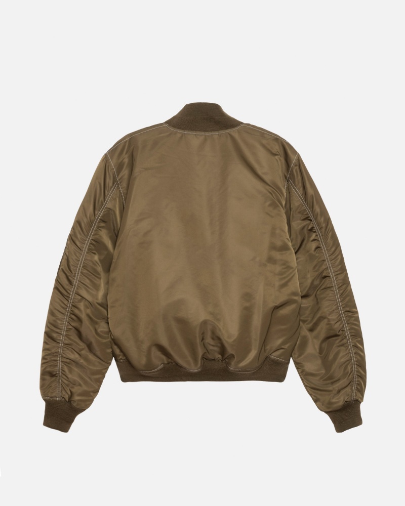 Stussy Built Reversible Bomber Jassen Bruin | 49735-EUNP