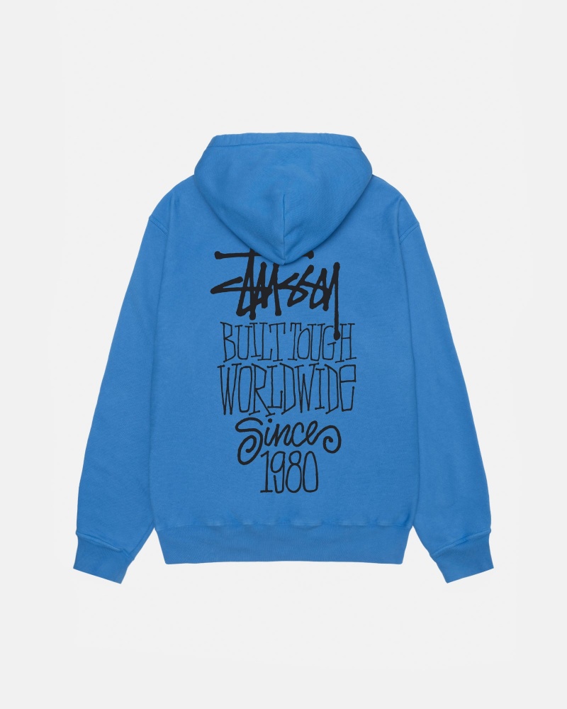 Stussy Built Tough Hoodie Blauw | 92705-LACH