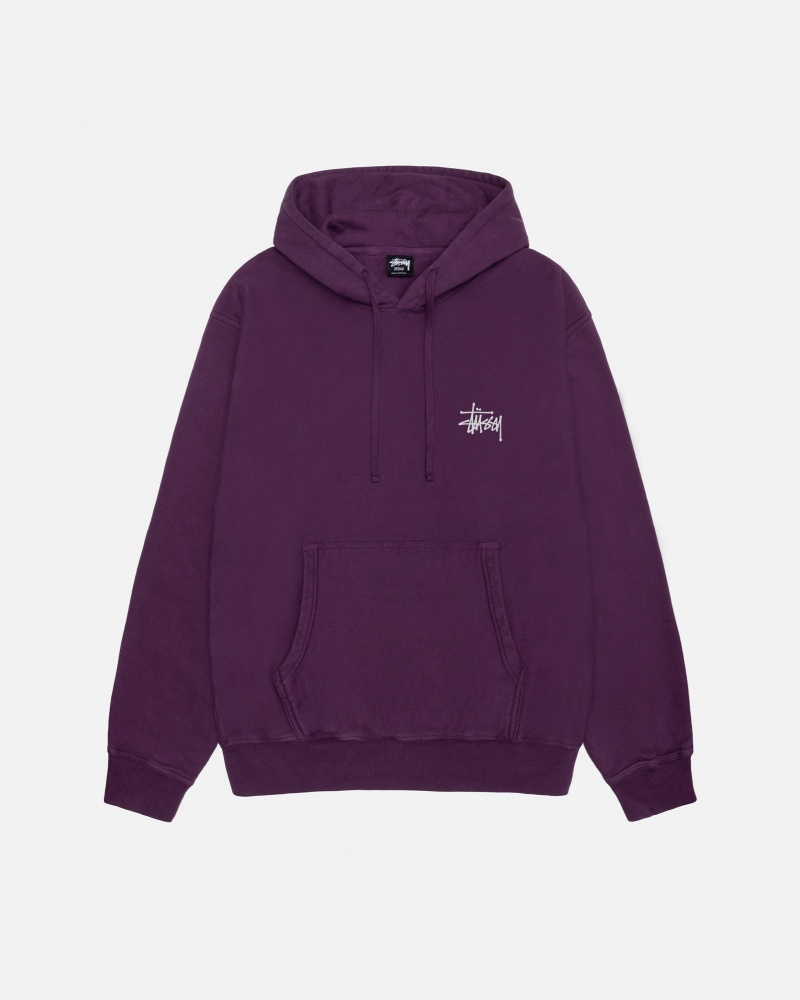 Stussy Built Tough Hoodie Paars | 80213-ESUT