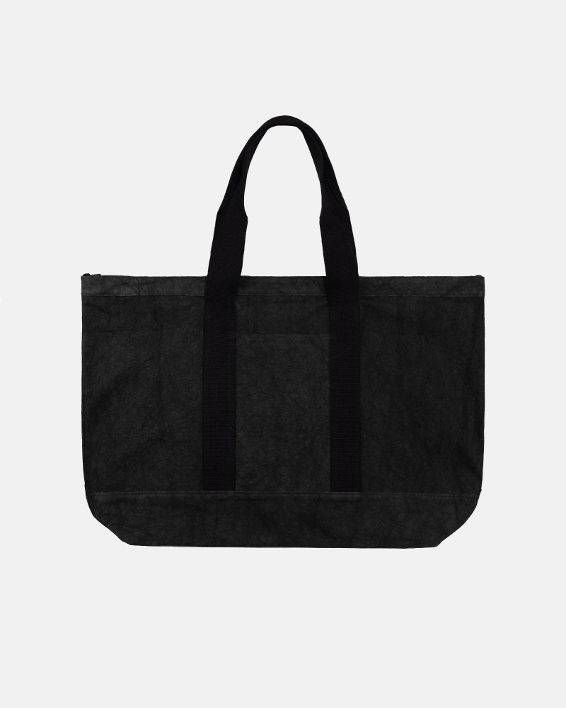 Stussy Canvas Extra Large Tote Tassen Zwart | 39705-YRHO