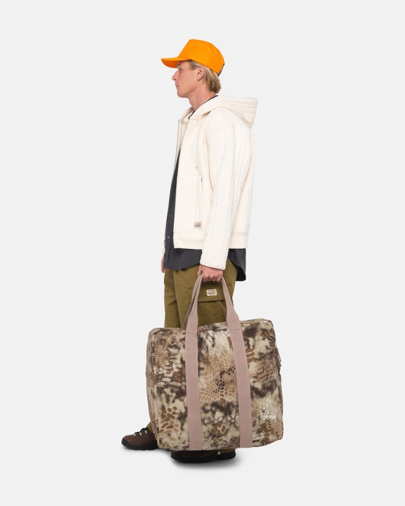 Stussy Canvas Flight Tassen Olijfgroen | 89240-BXPK