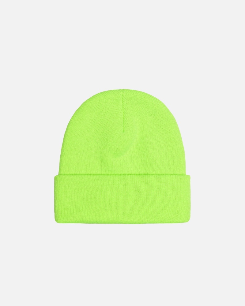 Stussy Cuff Beanie Stock Hoeden Groen | 07368-WSNT