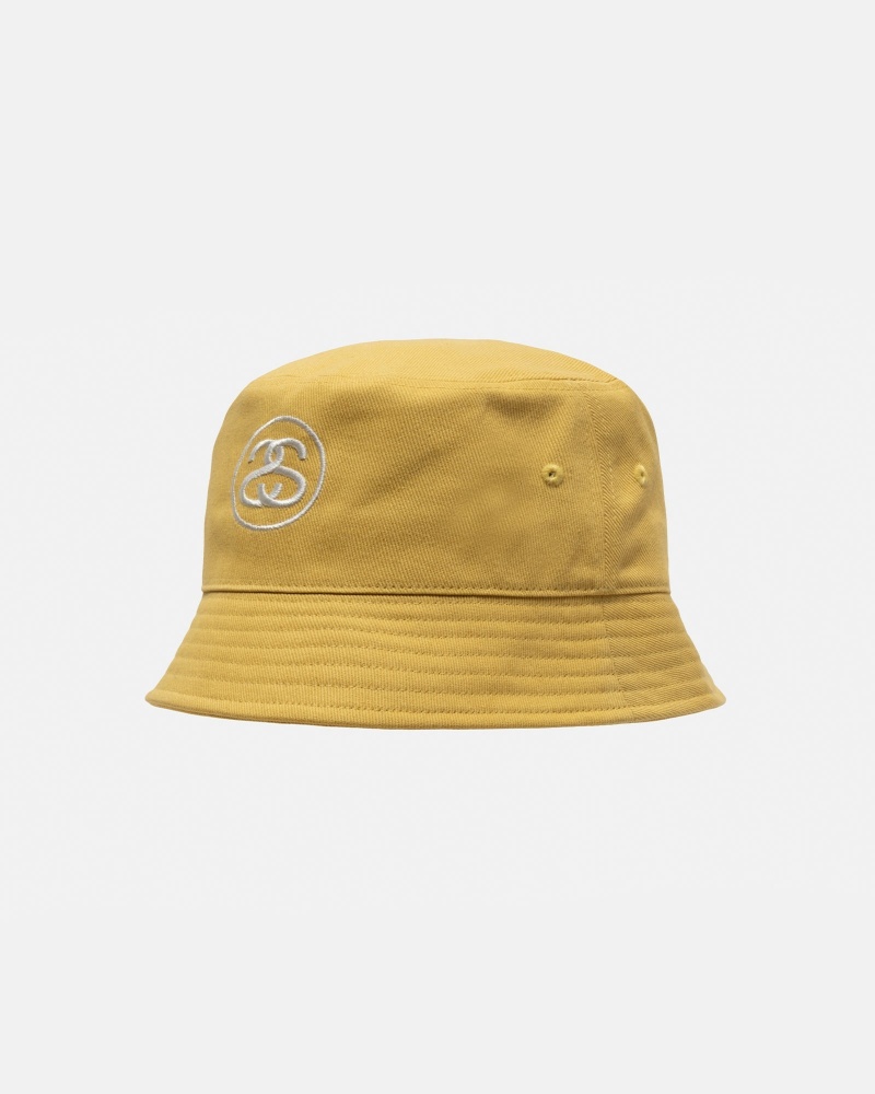 Stussy Deep Bucket Ss Link Hoeden Goud | 90743-CNIA