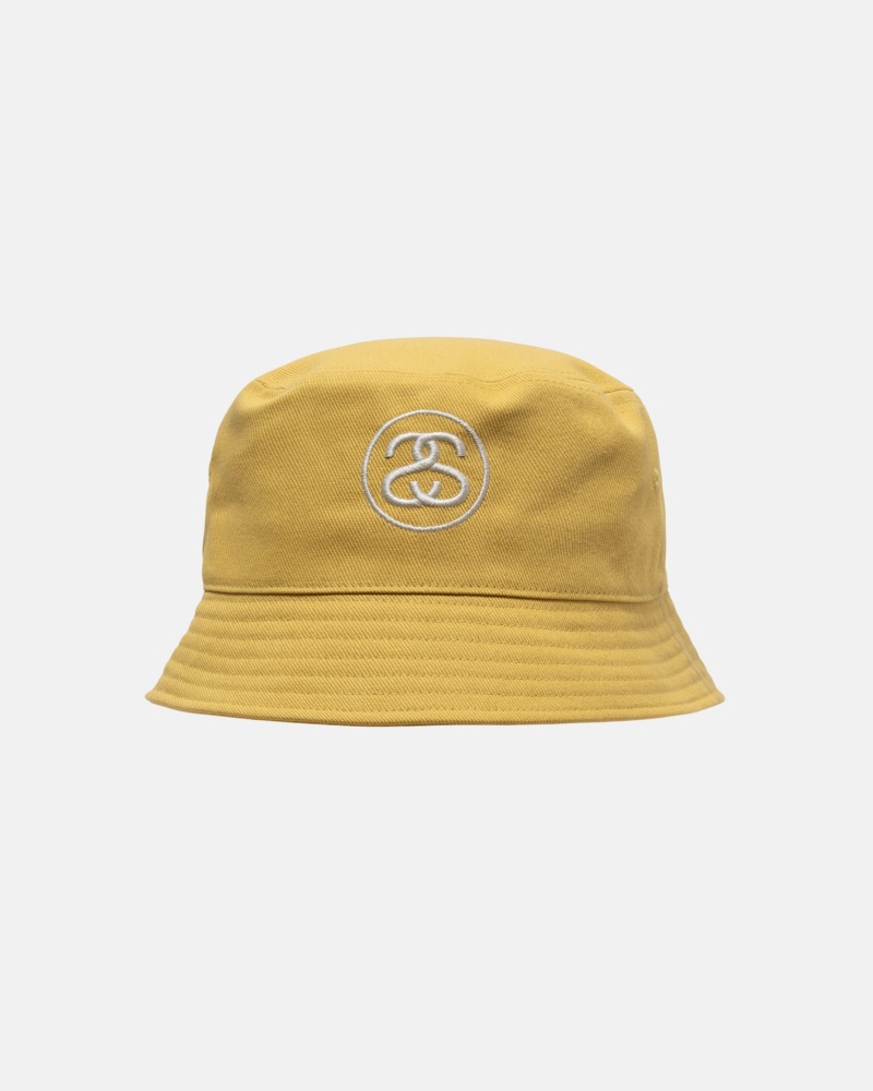 Stussy Deep Bucket Ss Link Hoeden Goud | 90743-CNIA