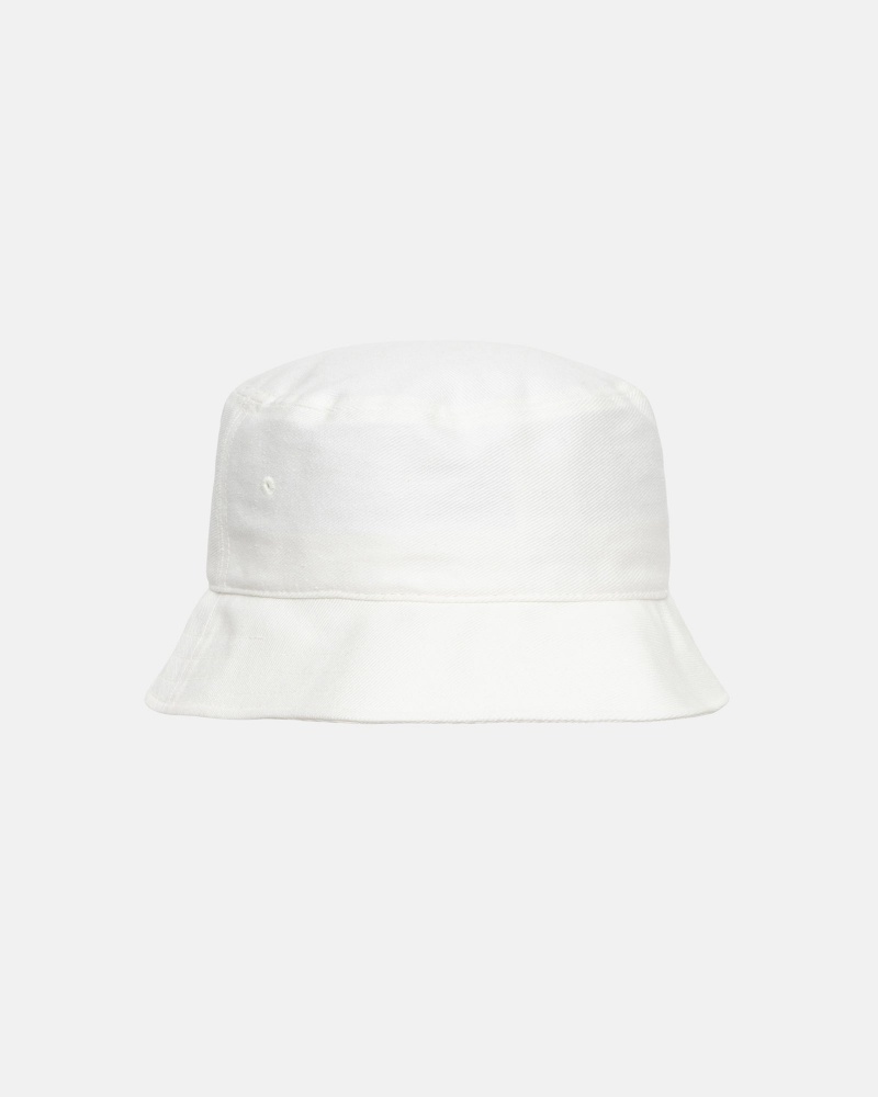 Stussy Deep Bucket Ss Link Hoeden Wit | 02391-WYFD