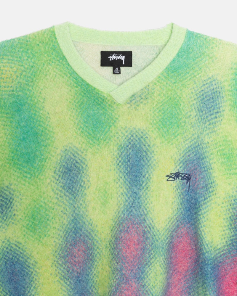 Stussy Gradient Dot Brushed Truien Gekleurd | 19832-GRJY