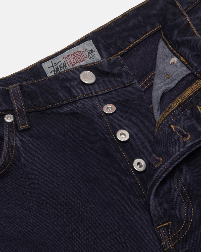 Stussy Klassieke Denim Jeans Donkerblauw | 30945-WMJT