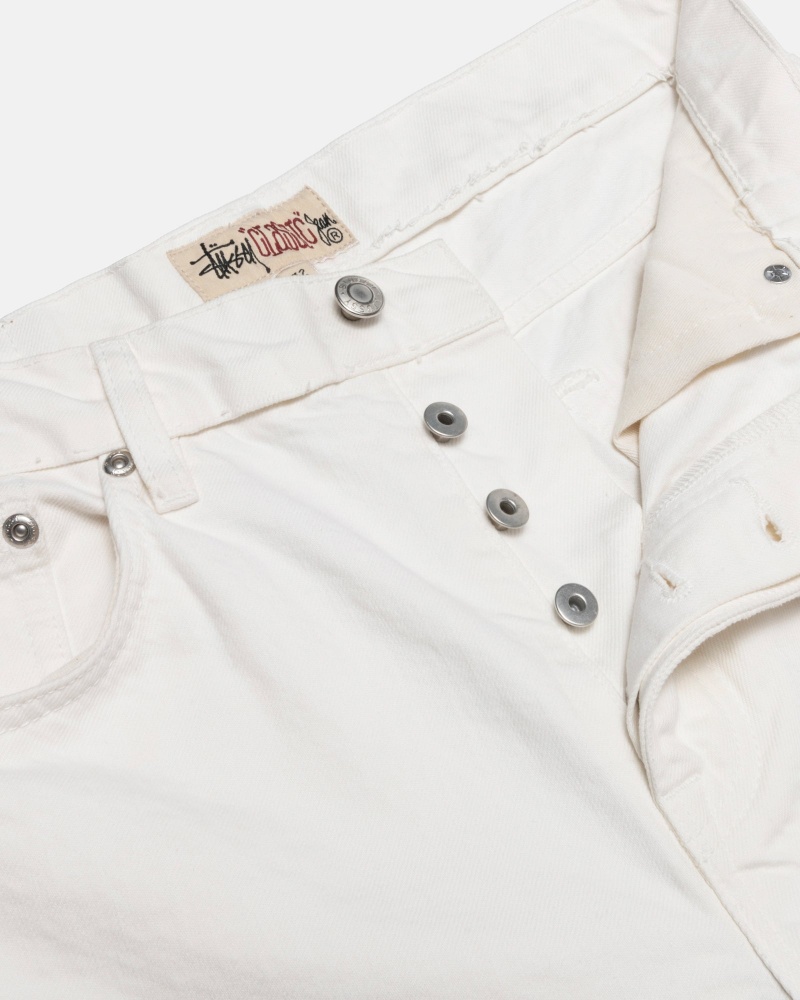 Stussy Klassieke Overdyed Jeans Beige | 45291-OTMD