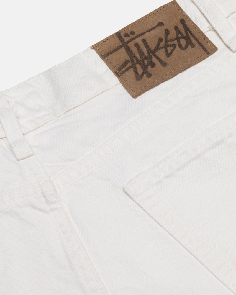 Stussy Klassieke Overdyed Jeans Beige | 91750-ETLR