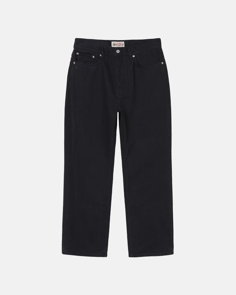 Stussy Klassieke Overdyed Jeans Zwart | 12869-RTFO