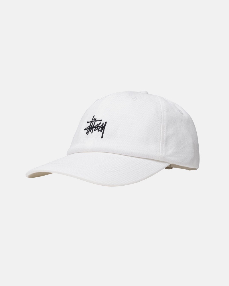 Stussy Low Pro Basic Stock Strapback Hoeden Beige | 64503-IVGB