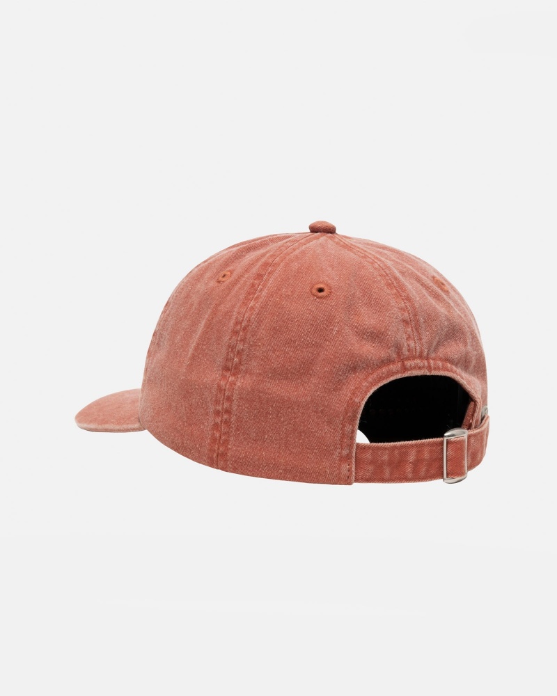 Stussy Low Pro Basic Washed Strapback Hoeden Bruin | 12435-QFAH