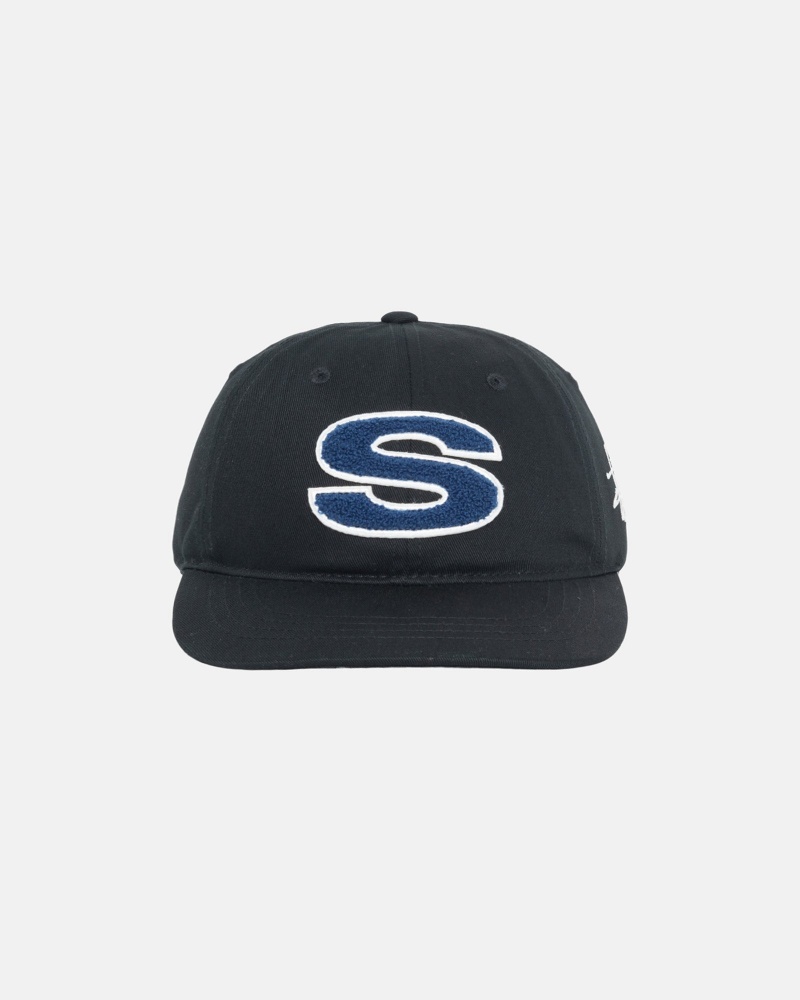 Stussy Low Pro Chenille S Snapback Hoeden Zwart | 50478-IXSP