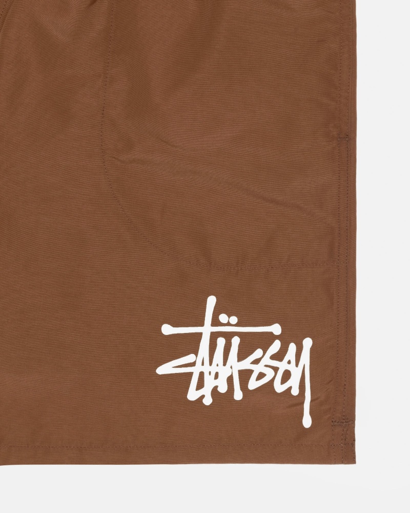 Stussy Mesh Big Basic Korte Broek Koffie | 32107-PORX