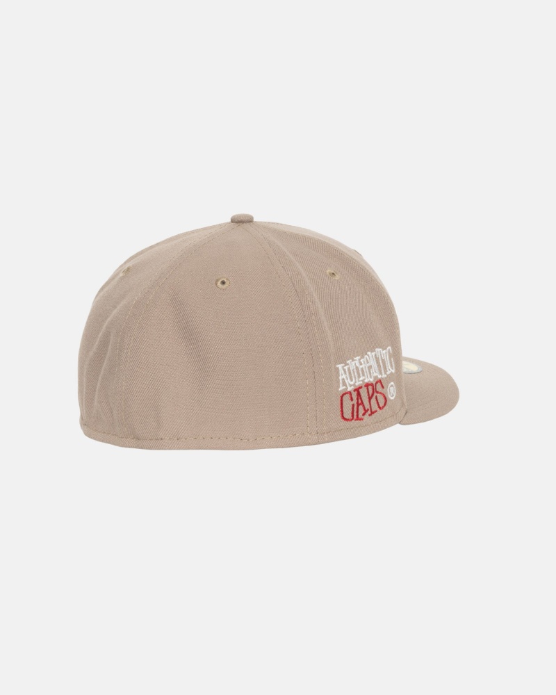 Stussy New Era 59fifty Authentic Hoeden Khaki | 70426-OMKS